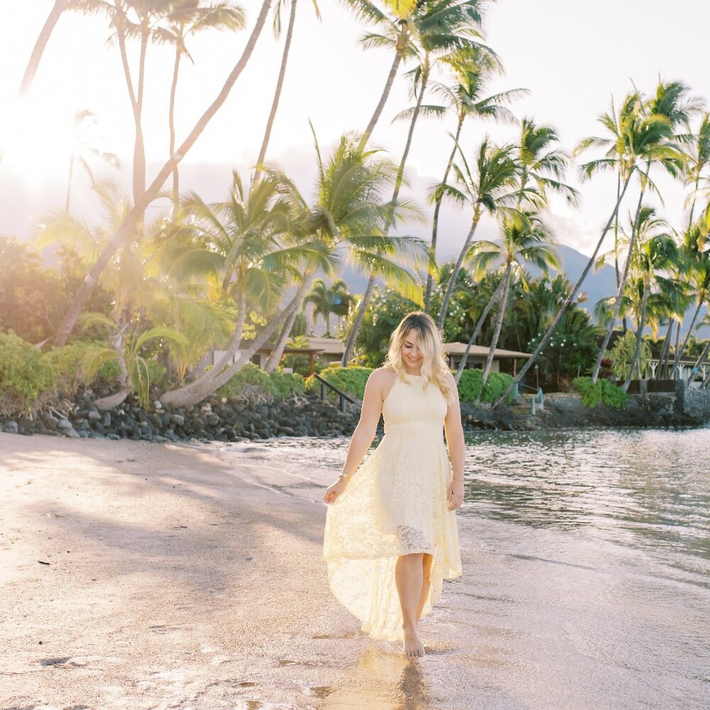 Halter Floral Lace Cocktail Dress | Size Small | Worn Once